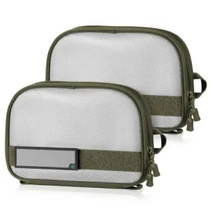 SAVIOR EQUIPMENT 10x7 Dump Pouch w/Full Hook Backing Panel OD Green