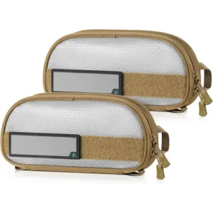 SAVIOR EQUIPMENT 10x5 Dump Pouch w/Full Hook Backing Panel Dark FDE