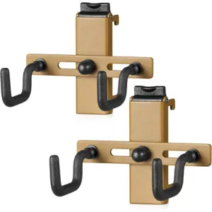 SAVIOR EQUIPMENT Picatinny Rail Hooks for Slat Wall Rack RAL8000Tan