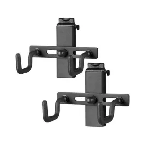 SAVIOR EQUIPMENT Pistol Hooks for Slate Wall Rack Obsidian Black