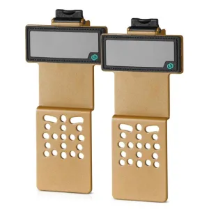 SAVIOR EQUIPMENT Pistol Holster Hooks for Slat Wall Rack RAL8000Tan