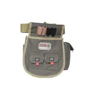 GPS Deluxe Shell Pouch twin pouches/web belt Rifle Grn