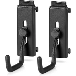 SAVIOR EQUIPMENT Standard Acc Hooks for Slate Wall Rack ObsidianBlk