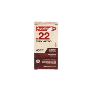AGUILA AMMO 22 Win 45Gr Lead Round Nose LRN 50rd