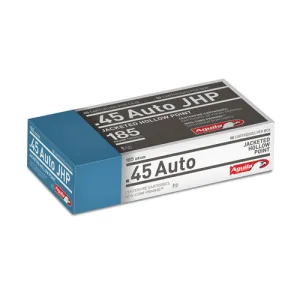 AGUILA AMMO 45 ACP HP 185Gr JHP 50rd Mil-Spec