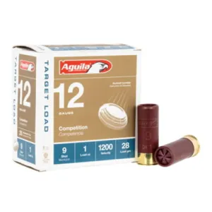 AGUILA AMMO 12Ga Competition High Vel 2.75" 1oz 9 Shot 25rd