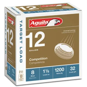 AGUILA AMMO 12Ga Target Load Std Vel 2.75" 1 18oz 8 Shot 25rd
