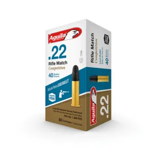 AGUILA AMMO 22 LR Match Rifle 40Gr 50rd