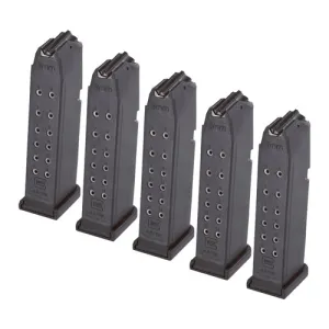 GLOCK G19 9mm Magazine 15rd 5 Pack