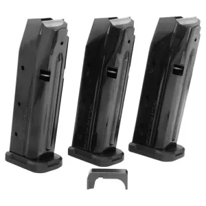 SHIELD ARMS S15 15rd Magazine Combo (3 Mags & Mag Release) for Glock 43x, 48 | Black