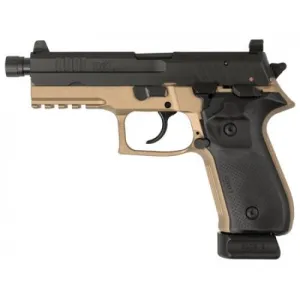 AREX DEFENSE Zero 1 Full Size 9mm 4.9" TB Black/DE 20rd
