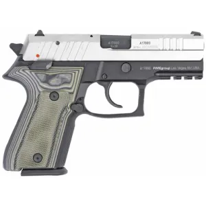 AREX DEFENSE Zero 1 Compact 9mm 3.85" Nickel/Grn 15rd