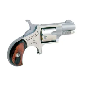 NAA Mini-Revolver 22 Short 1.13" 5rd - Stainless w/ Rosewood Grips