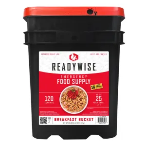 READYWISE 120 Serving Breakfast Only Grab and Go Bucket