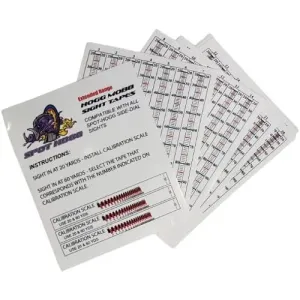 SPOT HOGG Sight Tapes, Extended Range, Red