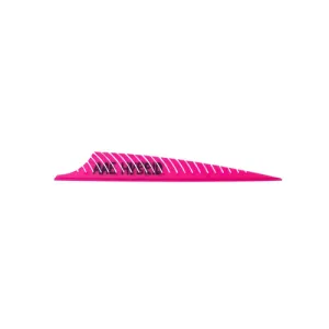 ARIZONA ARCHERY Hybrid 10gr Hot Pink Arrow Vanes | 50 Count