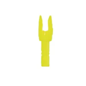 ARIZONA ARCHERY AAE IP Nock .245 Flo Yellow, 12 Pack