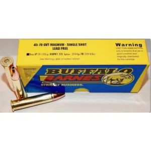 BUFFALO BORE 45-70 Govt 350Gr Barnes TSX Spitzer 2150FPS 20rd