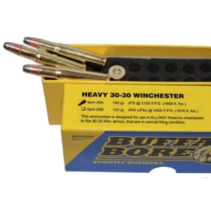 BUFFALO BORE 30-30 Win 190Gr JFN (2100FPS/ME 1860 fto lbs) 20rd
