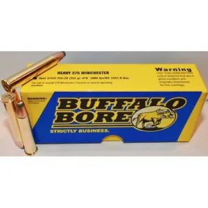 BUFFALO BORE 375 Win 255Gr JFN (2000FPS/ME 2264 ft lbs) 20rd