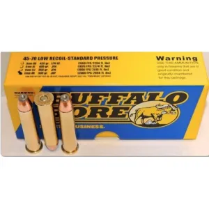 BUFFALO BORE 45-70 Govt 300Gr JHP (2000FPS/ME 2664 ft lbs) 20rd