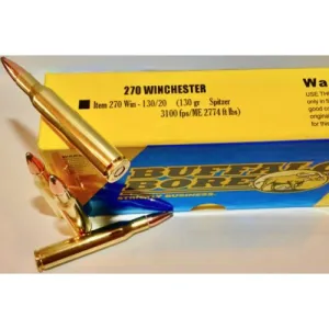 BUFFALO BORE 270 Win 130Gr Spitzer (3100FPS/ME 2774 ft lb) 20rd