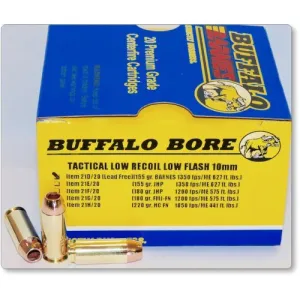 BUFFALO BORE 10mm 155Gr Barnes TAC-XP (1350FPS/ME 627 ft) 20rd