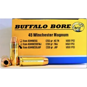 BUFFALO BORE 45 Win Mag 230Gr JHP (1450FPS/ME 1074 ft lbs) 20rd