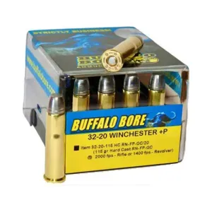 BUFFALO BORE 32-20 Win 115Gr HC RN-FP-GC 2000FPS/1400FPS 20rd