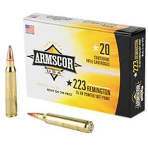 ARMSCOR 223 Rem USA Competition 55Gr Hornady VMax VMX 20rd