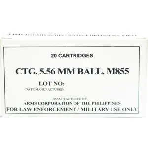 ARMSCOR 5.56 NATO 62Gr Full Metal Jacket 20rd