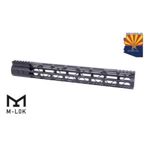 GUNTEC 15" Mod Lite Skeletnzd M-Lok Free Floating Hndgrd