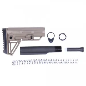 GUNTEC AR-15 M.L.S. Stock-Minimalistic Ltwt Stock (FDE)