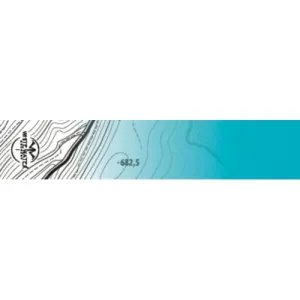 WHITEWATER ARCHERY REFLECTIVE AQUA TOPO FADE ARROW WRAPS