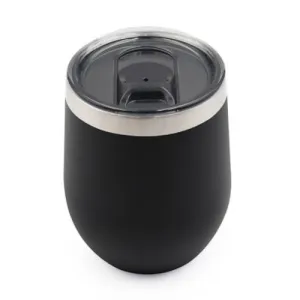 YUKON OUTFITTERS Freedom 10oz Wine Tumbler (Black)