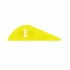 BOHNING Cares 2" Blazer Vanes in Neon Yellow, 36 Pack