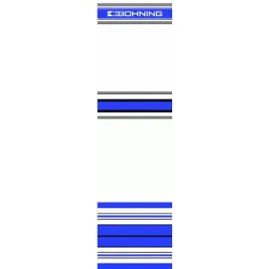 BOHNING HD 4" Arrow Wraps, Crested Blue | 13 Pack