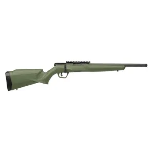 SAVAGE ARMS B17 FV-SR 17 HMR 16.25" 10rd - Green w/ Threaded Barrel