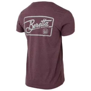 BERETTA Retro Patch SS T-Shirt Bordeaux S