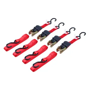 RIDGELINE 4Pc Ratchet Tie Down Set