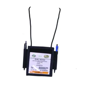 GPS Credential Holder Black Deluxe