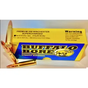 BUFFALO BORE 358 Winchester 250Gr Spitzer 2350FPS 20rd