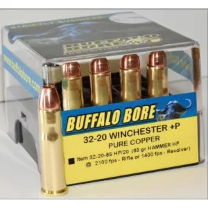 BUFFALO BORE 32-20 Winchester 85Gr Hammer HP 20rd