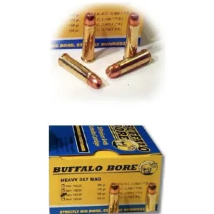 BUFFALO BORE 357 Mag 158Gr JHP (1475FPS/ME 763 ft lbs) 20rd