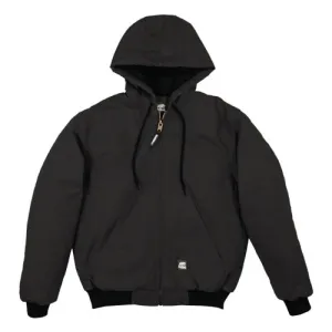 BERNE WORKWEAR Heritage Duck Hooded Active Jacket Black