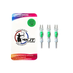 4KJT OUTDOORS GT Lighted Nock .246 Green