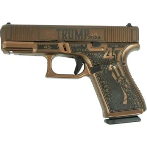 GLOCK G19 9mm 4.02" "Trump 47th Victory" 15rd - Gold