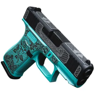GLOCK G43X 9mm 3.41" 10rd - Blue Lace w/ Rose