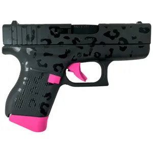 GLOCK G43 9mm 3.41" 6rd - Black w/ Leopard print