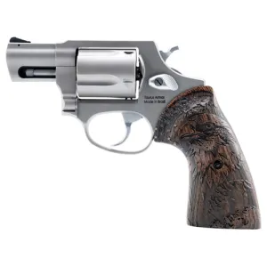 TAURUS 605 357 Mag 2" 5rd - Stainless w/ Flag Wood Grips